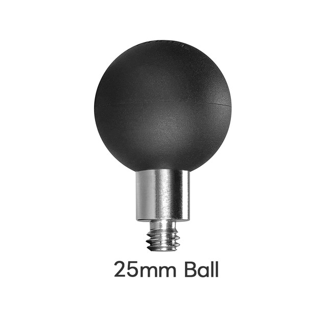 Fanaue 25mm 17mmボールマウントアダプター、1/4 "-20スレッドポストとステンレス鋼basze1" ramマウント用ボール｜itemselect｜02