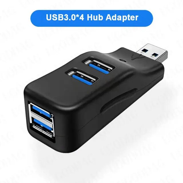 USBアダプター3.0,4ポート,高速データ転送,ノートブック,macbook pro,ipod,ラップトップ,u,ディスク,USBコンバーター用｜itemselect｜04