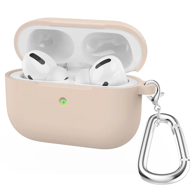 Airpods Pro 2019シリコンイヤホンケース,フック付きワイヤレスBluetooth保護ケース,Airpods Pro用｜itemselect｜06