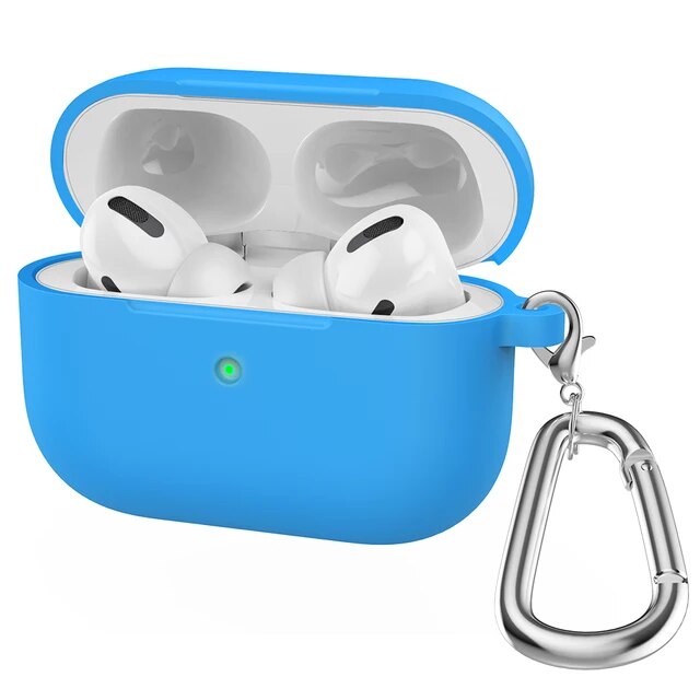 Airpods Pro 2019シリコンイヤホンケース,フック付きワイヤレスBluetooth保護ケース,Airpods Pro用｜itemselect｜11