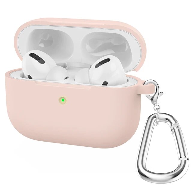 Airpods Pro 2019シリコンイヤホンケース,フック付きワイヤレスBluetooth保護ケース,Airpods Pro用｜itemselect｜14