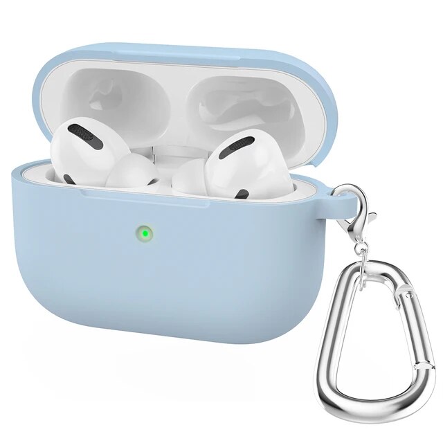 Airpods Pro 2019シリコンイヤホンケース,フック付きワイヤレスBluetooth保護ケース,Airpods Pro用｜itemselect｜17