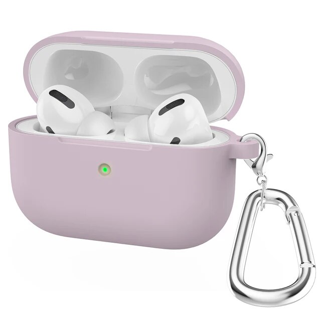 Airpods Pro 2019シリコンイヤホンケース,フック付きワイヤレスBluetooth保護ケース,Airpods Pro用｜itemselect｜20