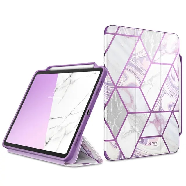 For iPad Pro 11 Case (2020) i-Blason Cosmo Full-Body Trifold Stand Marble F｜itemselect｜03