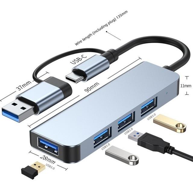 USBハブ,3.0タイプCからUSB 3.0,ドックステーション,マルチUSB,アダプター,4/7ポート,ノートブックアクセサリー｜itemselect｜03