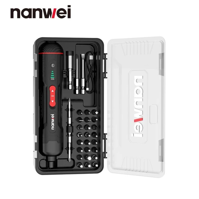 Nanwei-小型充電式電動ドライバー,多機能家庭用ドライバー,ミニ電動工具｜itemselect｜03
