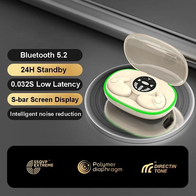 Bluetooth付きワイヤレスヘッドセット,apx5デバイス,防水,ノイズリダクション付き,タッチコントロール付き,5.3｜itemselect｜03