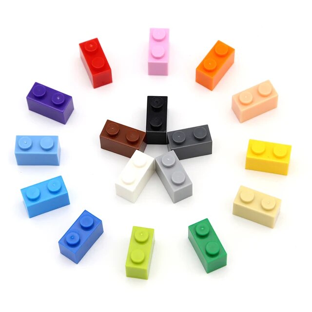 100個diyビルディングブロック厚いフィギュアレンガ1 × 2ドット教育創造サイズと互換性3004プラスチック玩具子供のため｜itemselect｜19