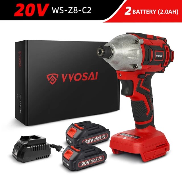 Vovsai-コードレス電気ドライバー,バッテリー付き20V,300nm,インパクトドリル,充電式ドライバー｜itemselect｜06