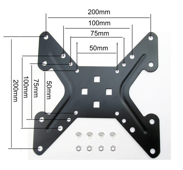 Vesa延長バーアダプターDL-A1 x 100?100x200mm,モニター,クランプ取り付けブラケット,200｜itemselect｜02