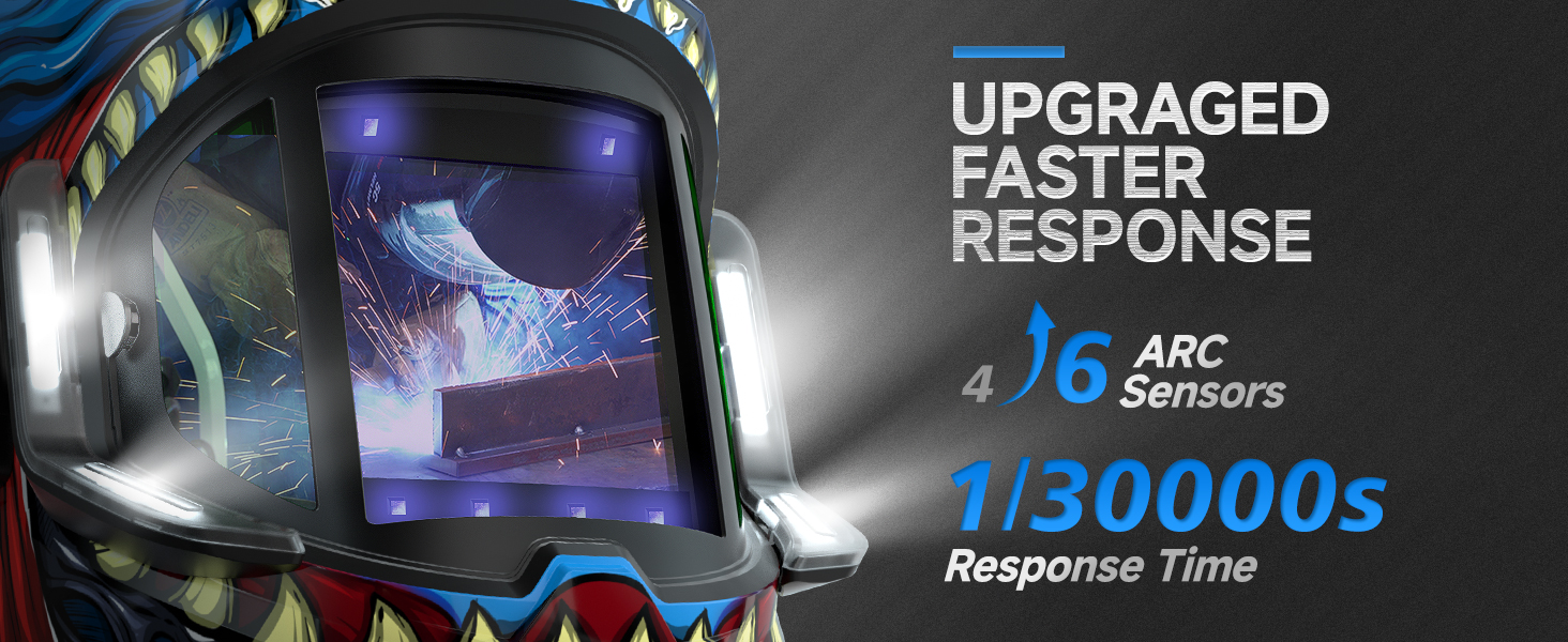 6つの高感度アークセンサー