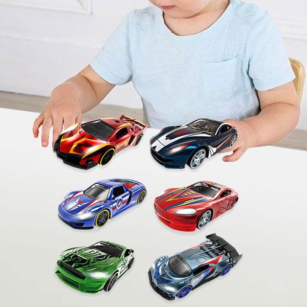 6個の車両セットレースカーは、4歳以上以上の男の子のための子供のための男の子のためのレースカー