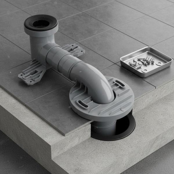 トイレ移動管 排水アダプター 継手 オフセット 便器シフター トイレ部品 主要メーカー適合 掘削不要設置 耐久PVC 高密封 内壁平滑 改修用 工場・オフィスに適用