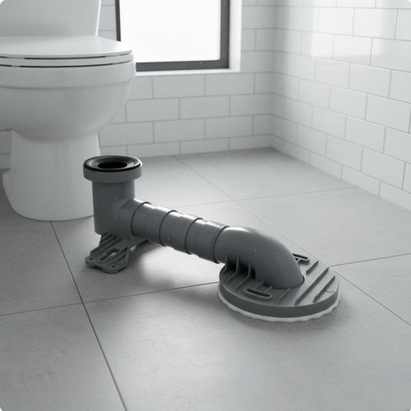 トイレ移動管 排水アダプター 継手 オフセット 便器シフター トイレ部品 主要メーカー適合 掘削不要設置 耐久PVC 高密封 内壁平滑 改修用 工場・オフィスに適用