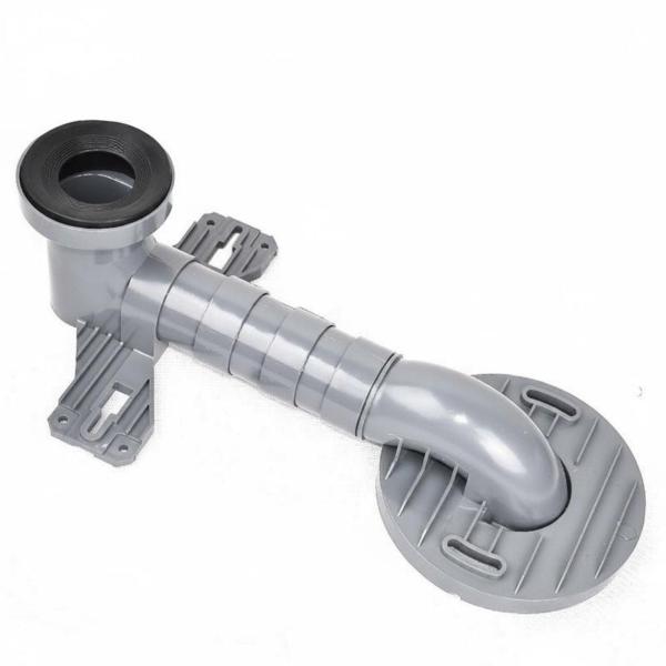 トイレ移動管 排水アダプター 継手 オフセット 便器シフター トイレ部品 主要メーカー適合 掘削不要設置 耐久PVC 高密封 内壁平滑 改修用 工場・オフィスに適用