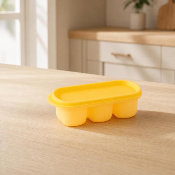 製氷皿 シリコン, 蓋付き製氷機 家庭用, アイスキューブトレー, 長さ13.2cm 幅6.0cm