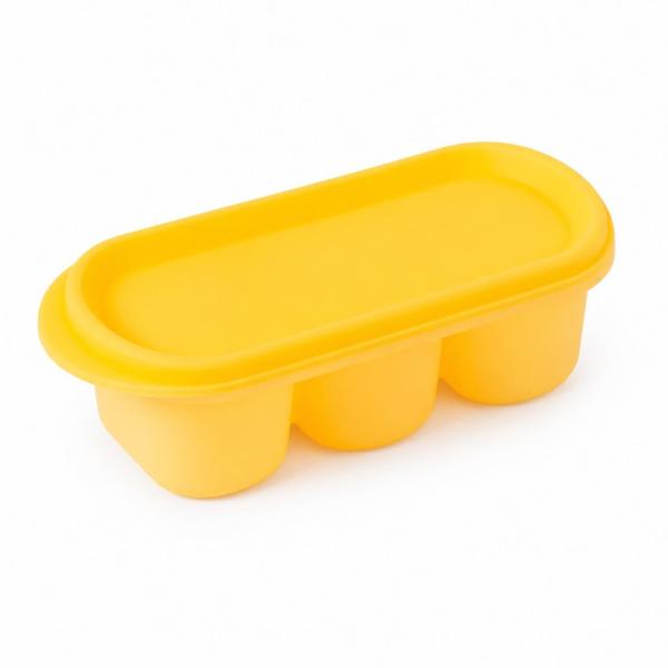 製氷皿 シリコン, 蓋付き製氷機 家庭用, アイスキューブトレー, 長さ13.2cm 幅6.0cm
