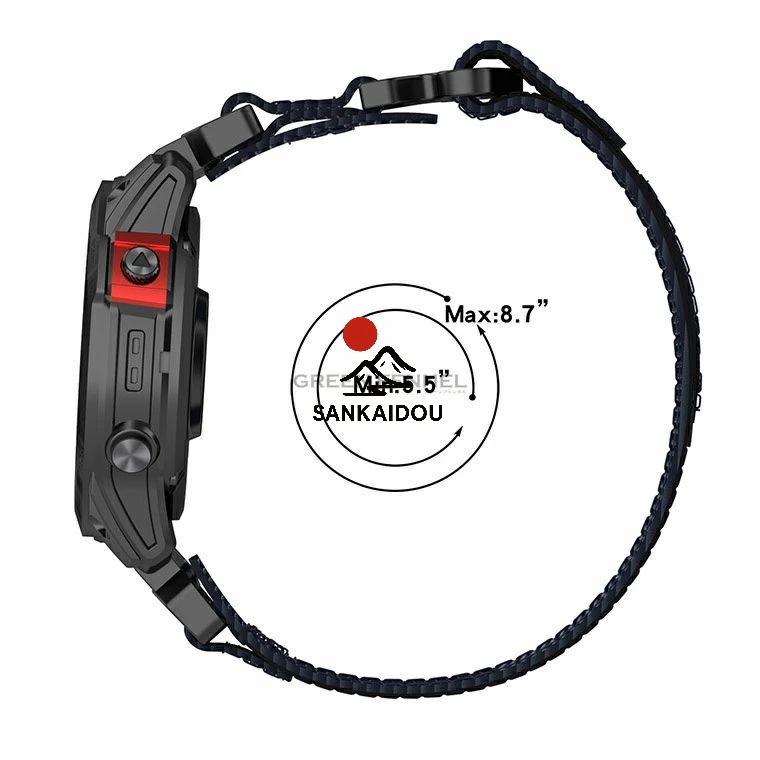 Garmin Fenix 8 43mm 47mm 51mm 交換 バンド Enduro3ナイロン素材