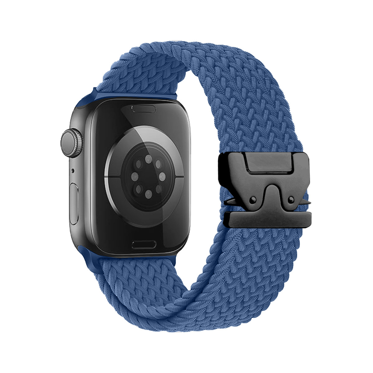 アップルウォッチカスタム　スーパーパイソン　エクストラバックル搭載 Apple Watch対応 パラシュートバックル付きナイロンループバンド 全
