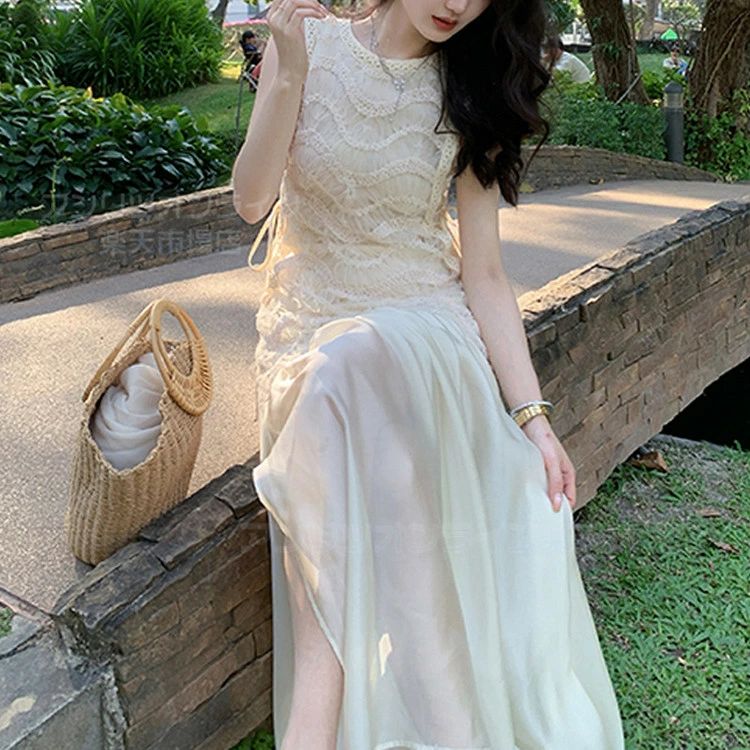 送料無料 ワンピース レディース きれいめ 女性 白 ロング丈 ロング 
