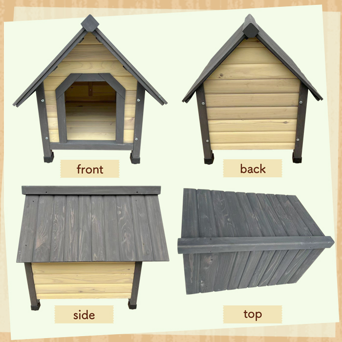 【新商品】木製犬小屋YKW-750 