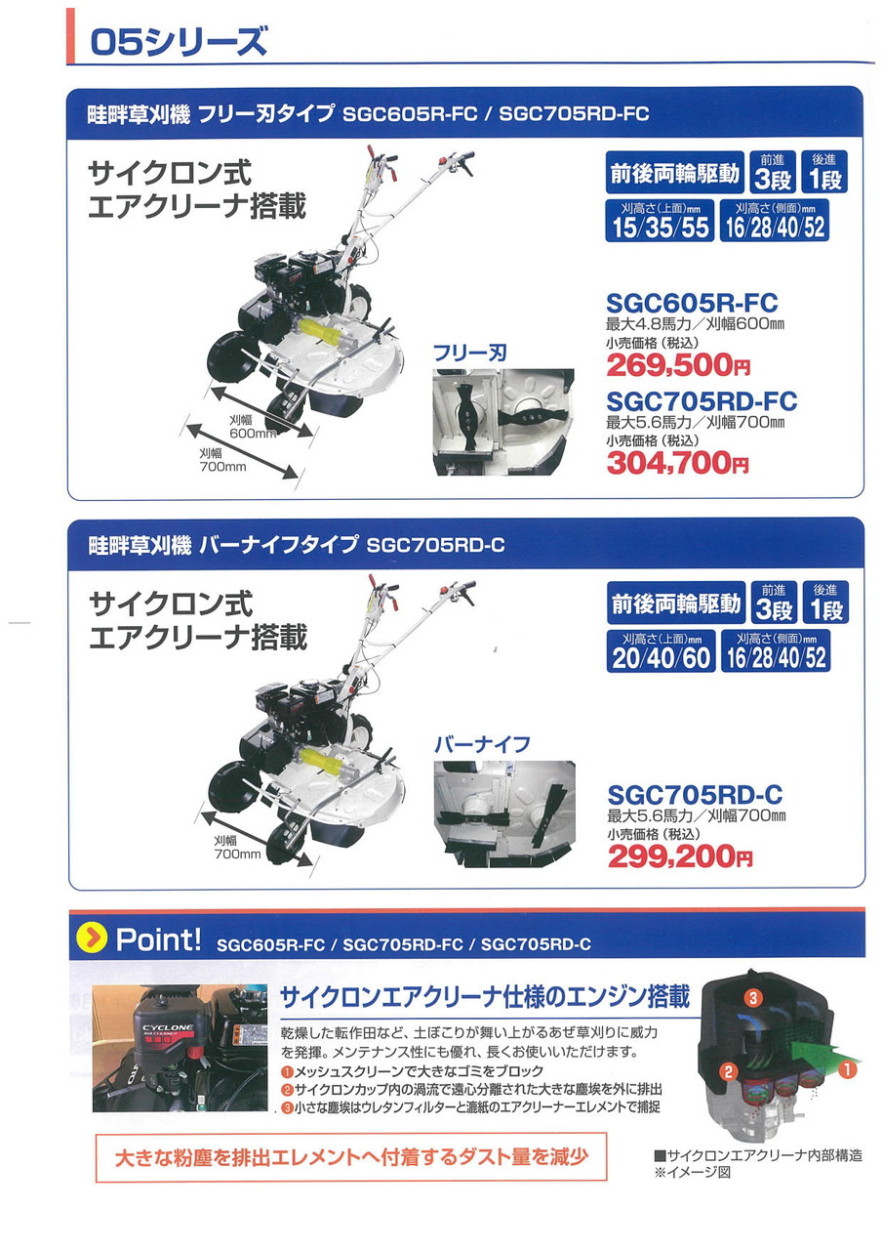 73％以上節約 斎藤農機 畦畔草刈機 SGC605R-FC 農業用 | infs.laatech.net