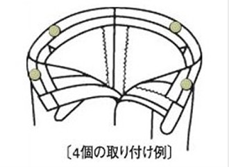 エイトストップ（滑り止め）４枚組