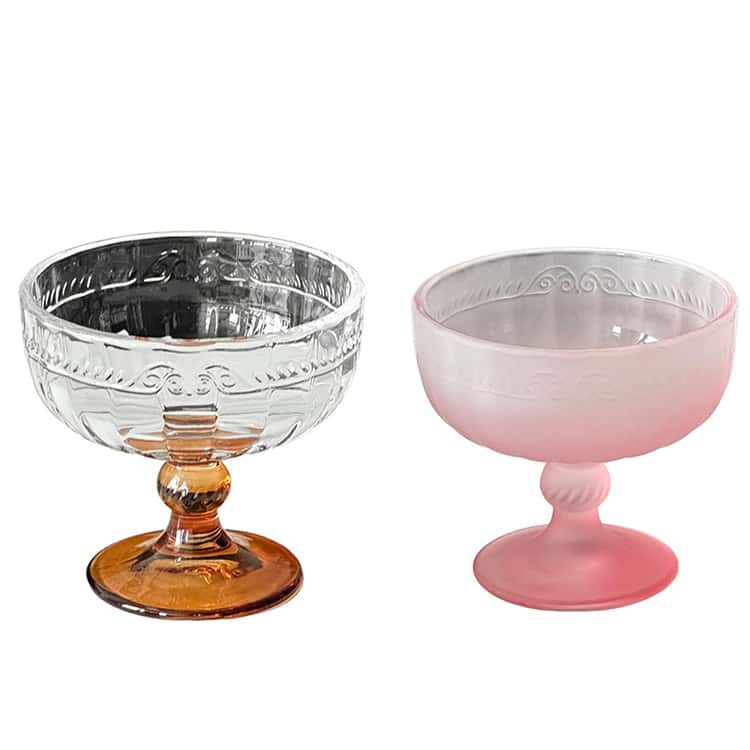 2個 アイスクリーム カップ 食器 デザートグラス デザートカップ