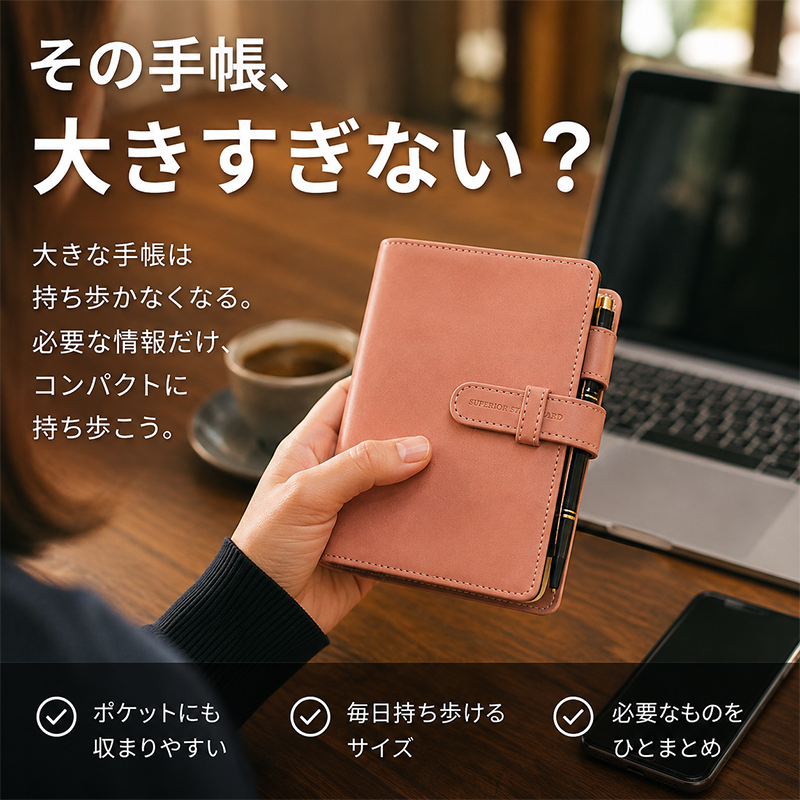 LUDDITE（ラダイト） Superior Standard ミニ6 システム手帳 6穴