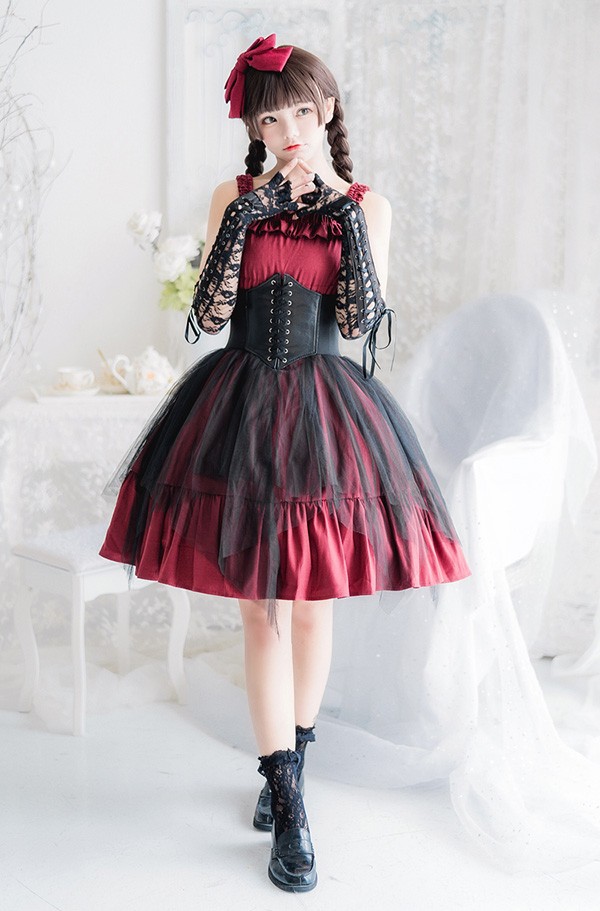 ロリータ ワンピース レディース Lolita Aライン ゴスロリ ロリータ ワンピース レディース Lolita Aライン ゴスロリ