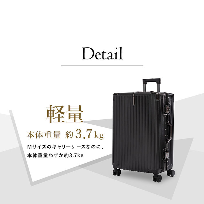 TAKASYOU スーツケース キャリーケース Mサイズ TSAロック搭載
