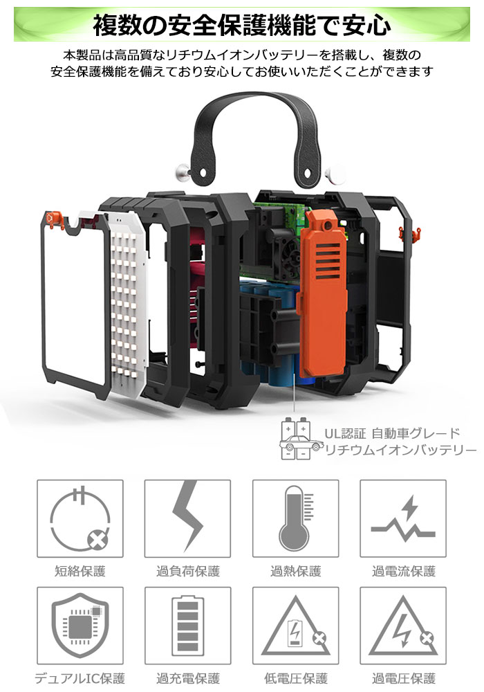 600000mAh 1920Wh キャンプ アウトドア 防災 生活雑貨