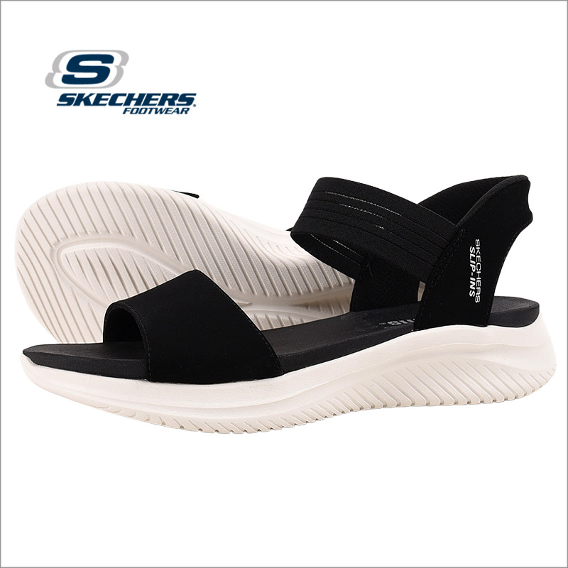スケッチャーズ skechers スリップインズ レディース サンダル シューズ 靴 ファッション ULTRA FLEX 3.0-SUMMERVILL 119804 BBK BLK 黒｜ivycasual｜03
