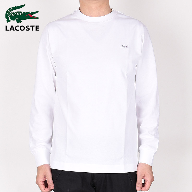 ラコステ lacoste メンズ ロンＴ 長袖 Tシャツ カジュアル トップス ロゴ ベーシックロングスリーブTシャツ TH5583-99 001  031 166 BUQ L7A 黒 白 紺