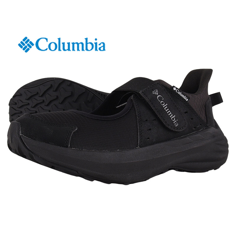 コロンビア columbia スニーカー レディース カジュアル シューズ アウトドア 靴 ファッション スカイバー ストラップ YU8229 010 黒 | Columbia | 01