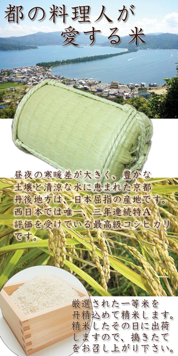 米俵 京都府産コシヒカリ ５ｋｇ 鶴亀鯛 : 2004 : 祝い米本舗 Yahoo店