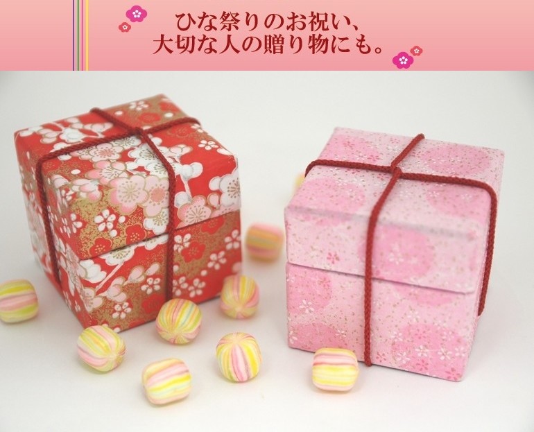 ひな祭り ひなまつり お菓子 プチギフト 雛小箱 : 京の飴工房