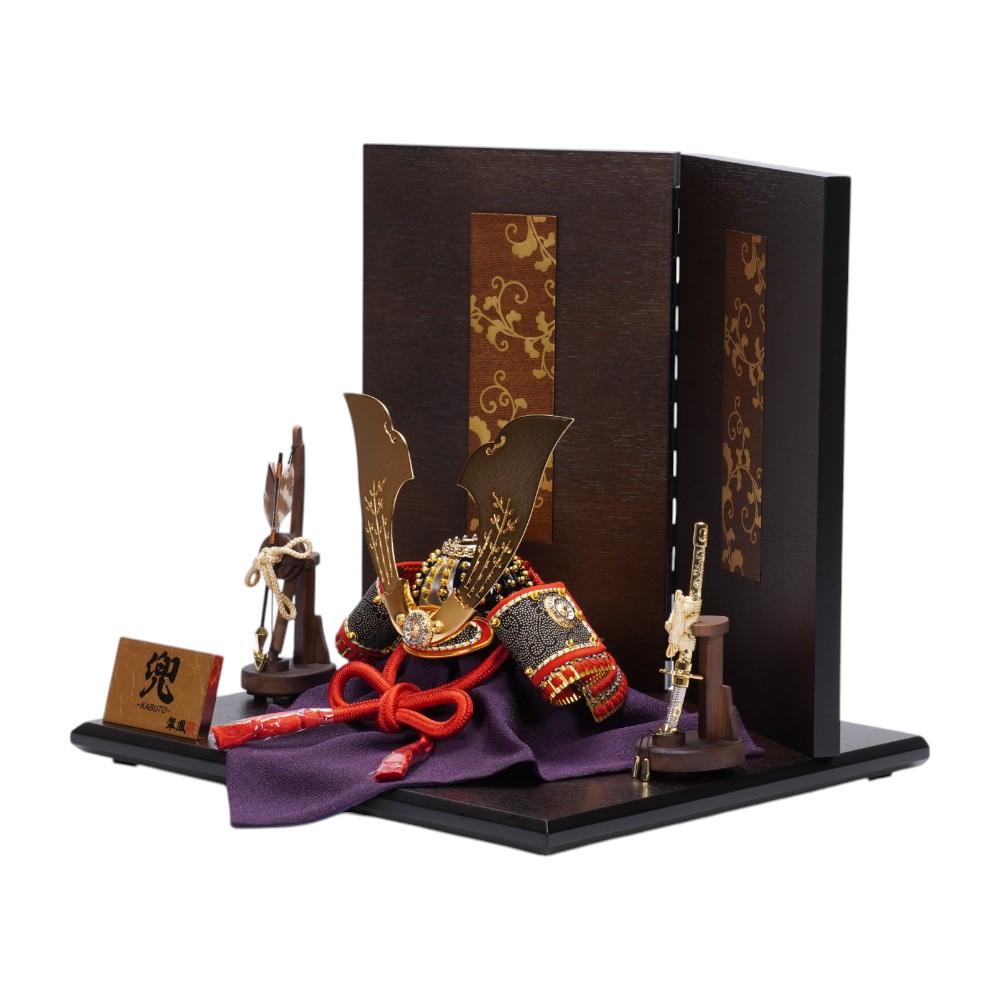 京兜　五月人形　兜・翠鳳作【ケース入り兜飾】 京兜 五月人形 兜・翠鳳作【ケース入り兜飾】 三段飾り 兜