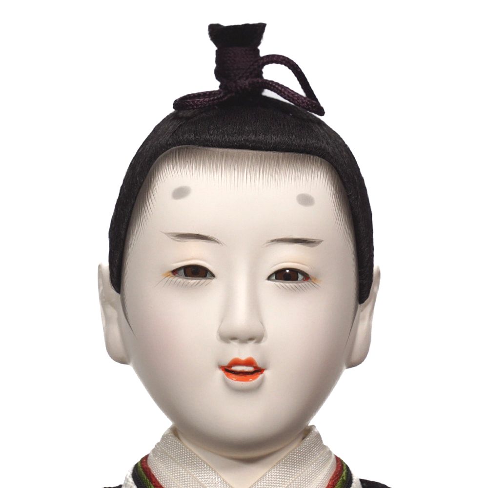 雛人形】京九番 黒袍 雲立涌文様 親王飾り | 小出松寿