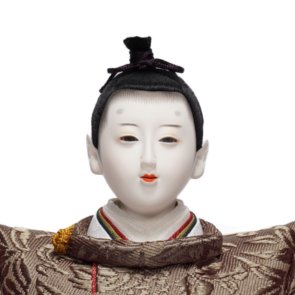 【雛人形】京十番 貴船 麹塵 桐竹鳳凰文様 親王飾り | 小出松寿作_6