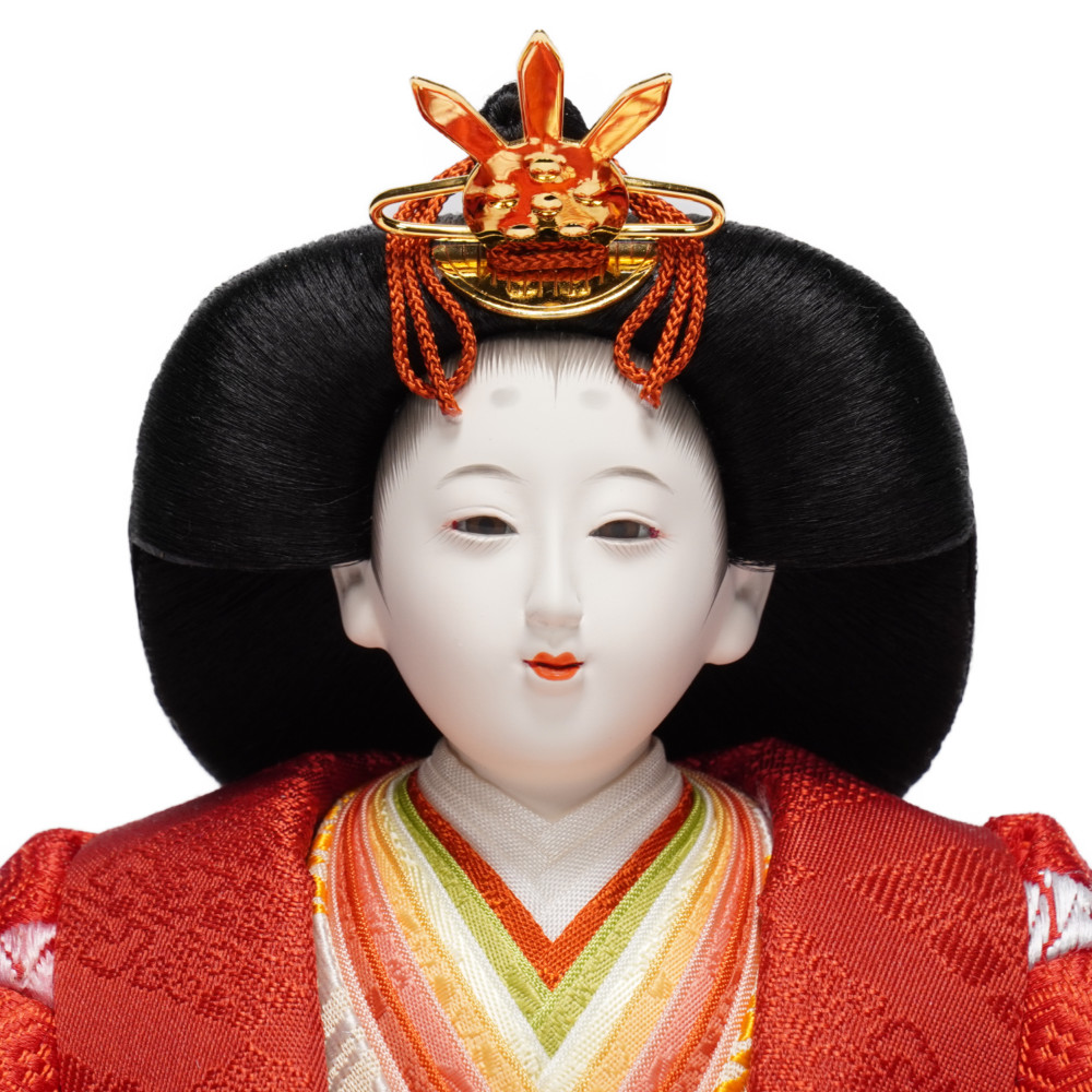 【雛人形】京十番 貴船 麹塵 桐竹鳳凰文様 親王飾り | 小出松寿作_7