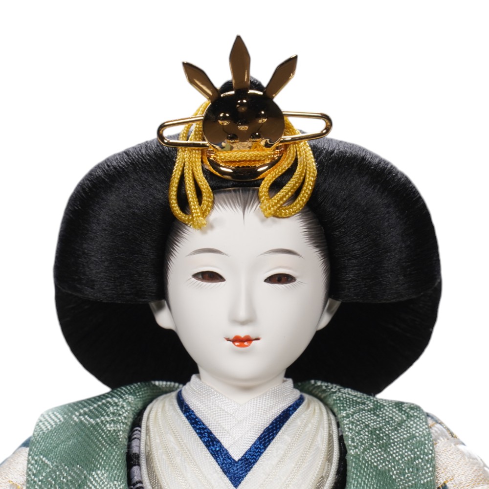 【雛人形】京十二番 平安 横段菱小市松寄せ文様 親王飾り | 小出松寿作_6
