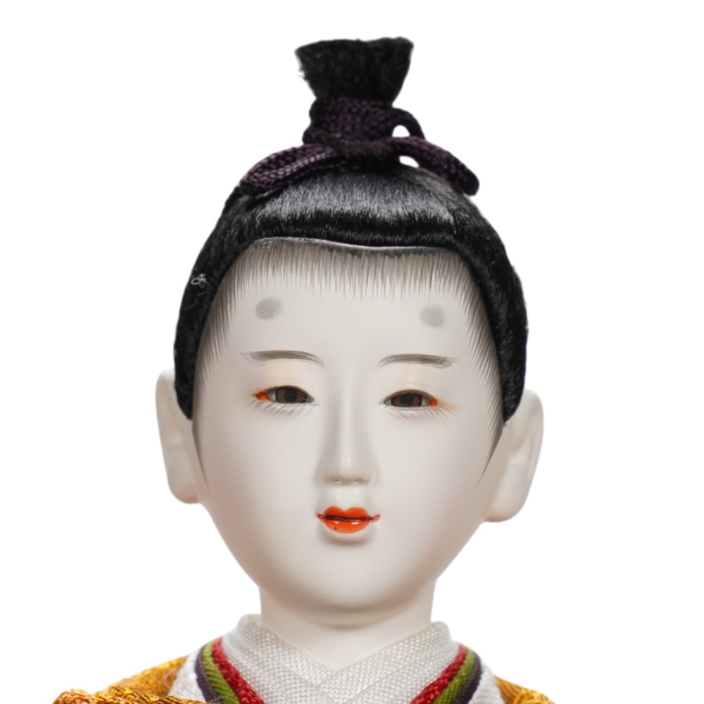 【雛人形】京十二番 黄櫨染 桐竹鳳凰文様 親王飾り | 小出松寿作_5