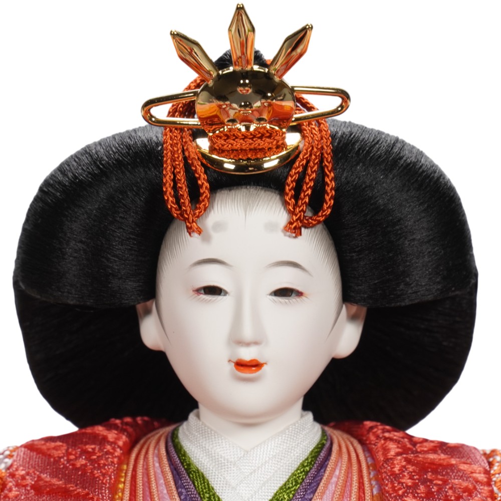 【雛人形】京十二番 黄櫨染 桐竹鳳凰文様 親王飾り | 小出松寿作_6