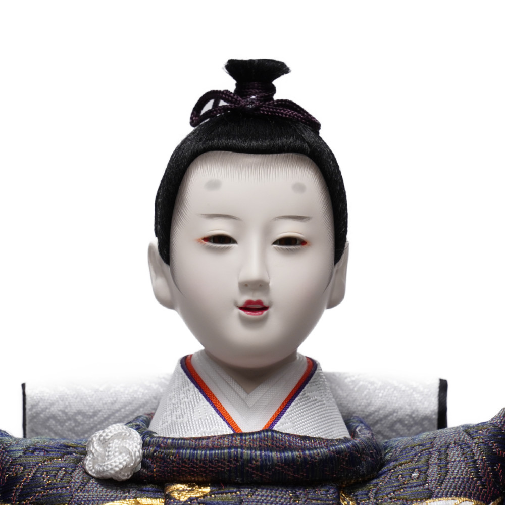【雛人形】三五 研ぎ出し曙塗 五人揃い三段収納飾り | 雛聖作_6