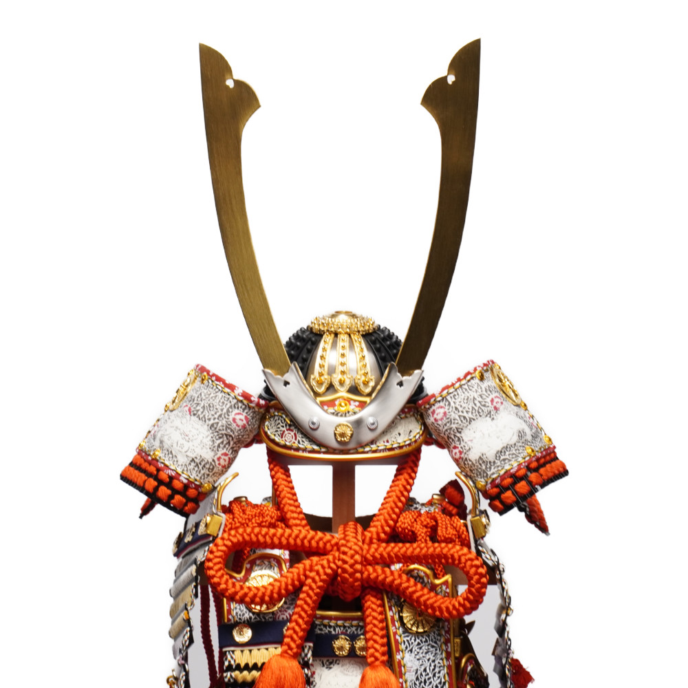 紫京濃威大鎧　雄山作　五月人形 三分之一 重文模写 紫裾濃威 奉納鎧飾り〈雄山作〉[215-027]｜五