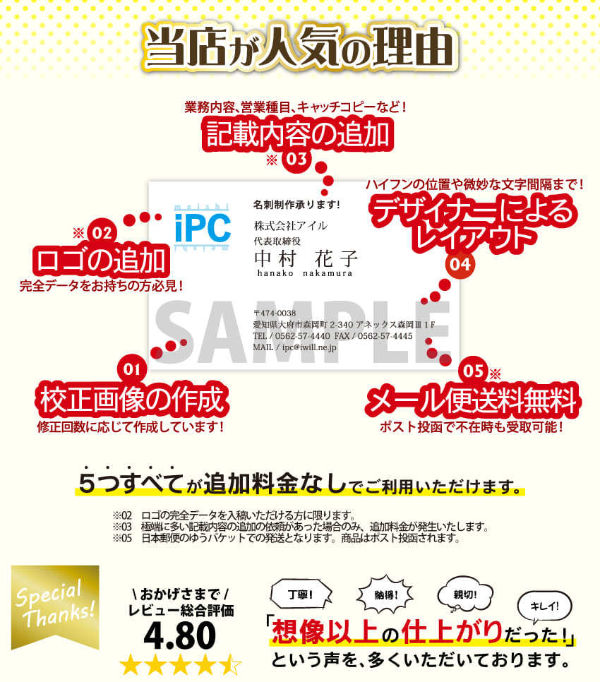 デザイン名刺 d021【名刺・片面/100枚】名刺印刷 名刺作成 :d021:iPCコンピューター - 通販 - Yahoo!ショッピング