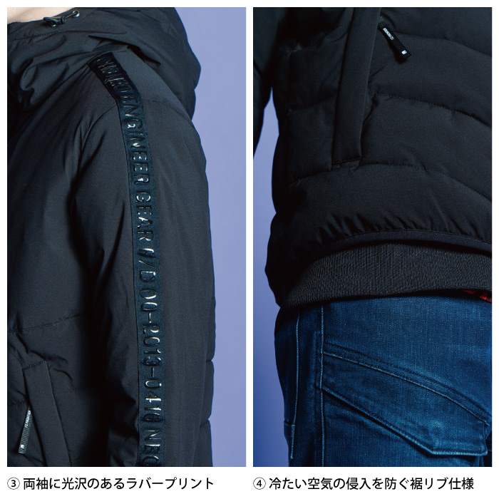 3日まで✴︎ I'Z FRONTIER アイズフロンティア 作業服 防寒着 9560 アルミ保温