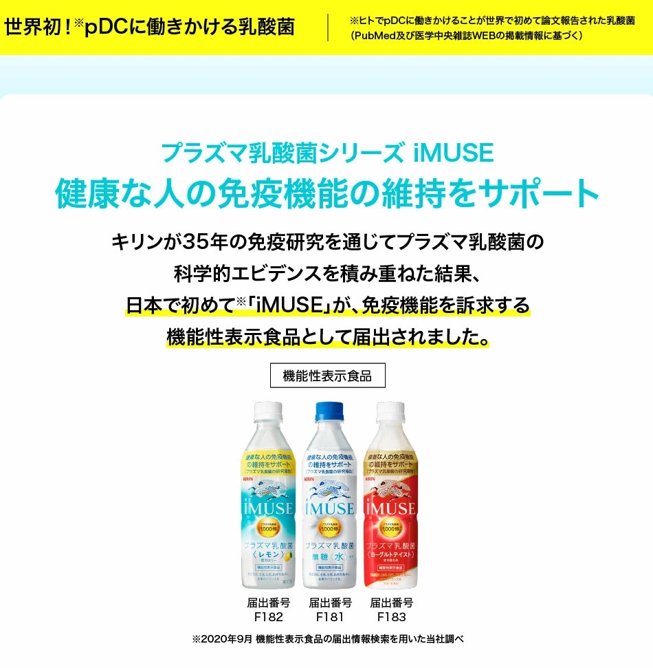 品質検査済 6 19限定+2% 送料無料 キリン イミューズ ヨーグルトテイスト 機能性表示食品 500ml×24本 2ケース 計48本 ヨーグルト  水 ペットボトル 長S materialworldblog.com