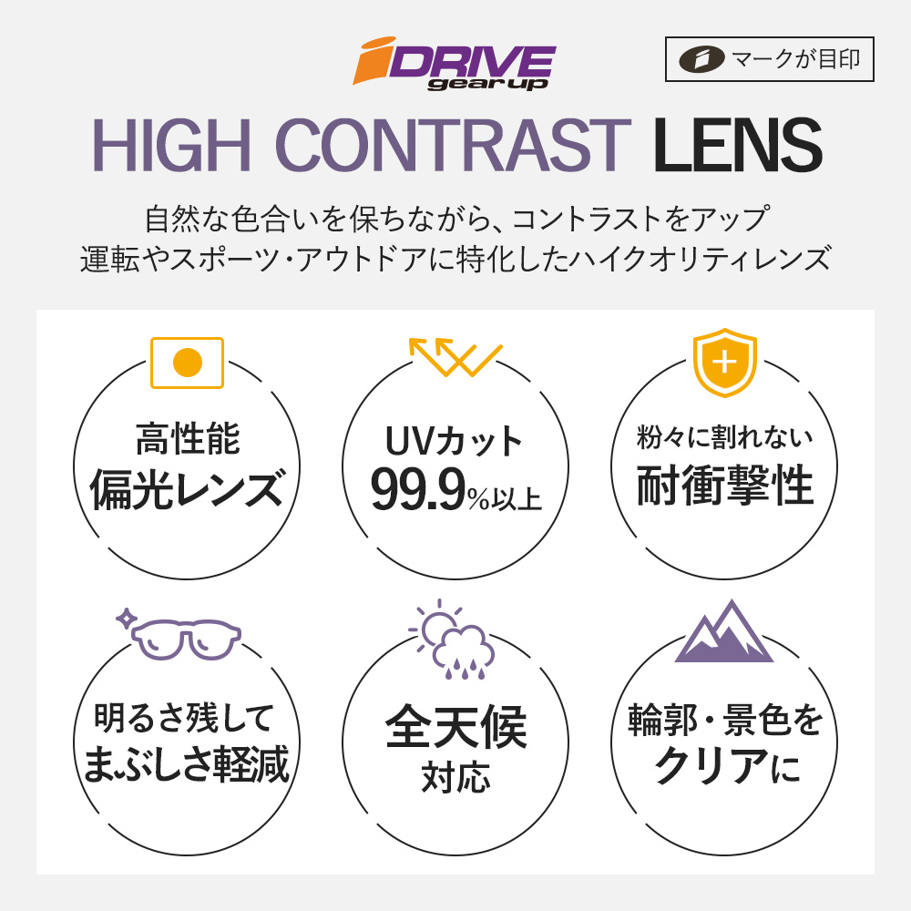 サングラス レディース 偏光 UVカット 鼻パッド 鼻あて なし 鼻に跡がつかない 軽量 運転用  IZONE NEW YORK プティエル Petite Aile P308A-HC 爆買の画像